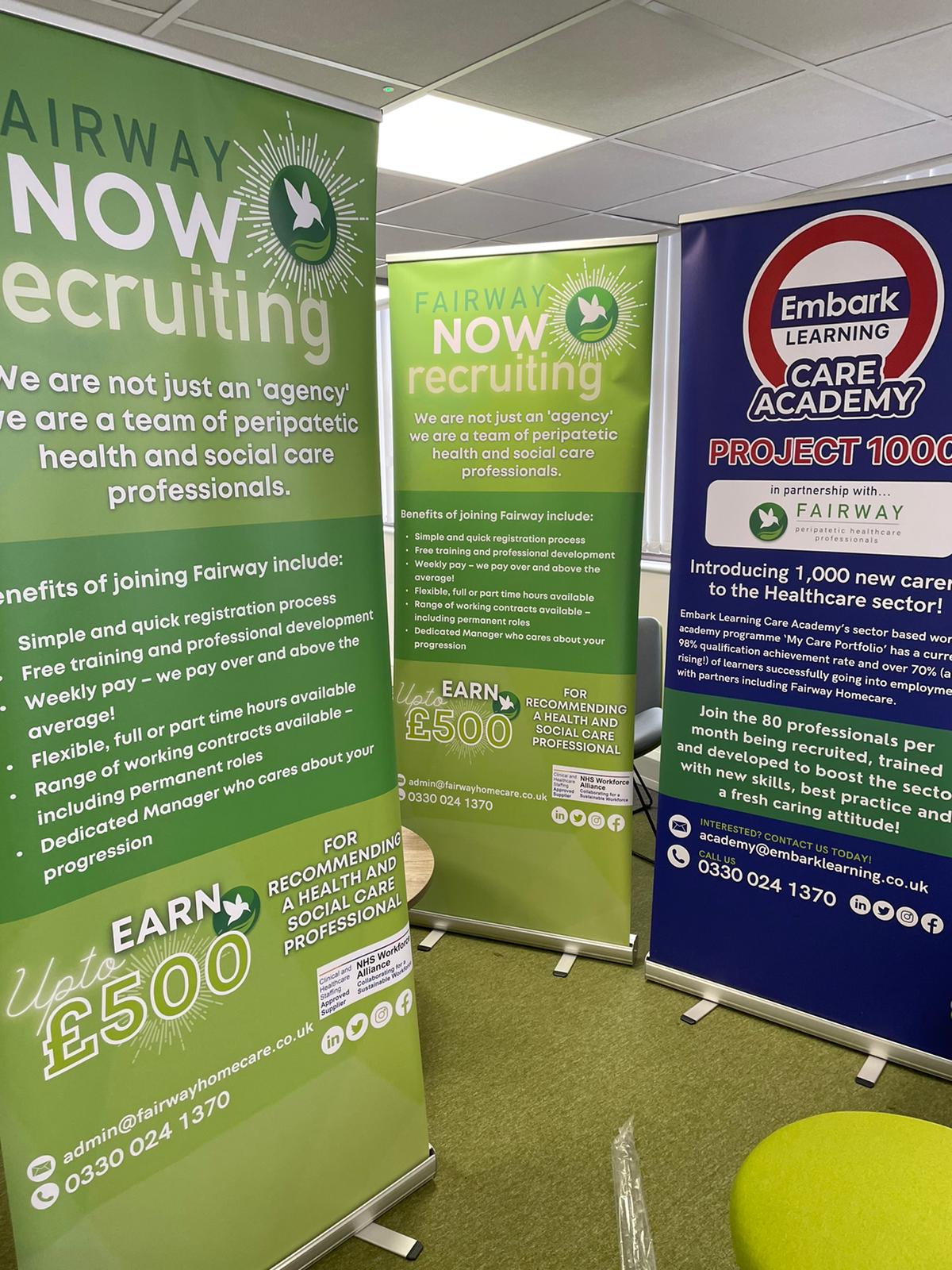 Cheap Fast Pull up Banners